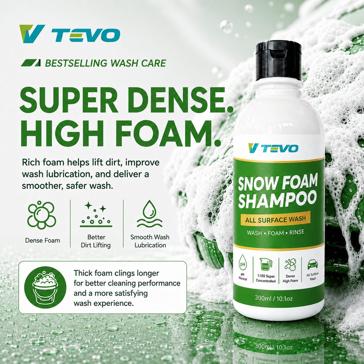 Snow Foam Shampoo 300ml